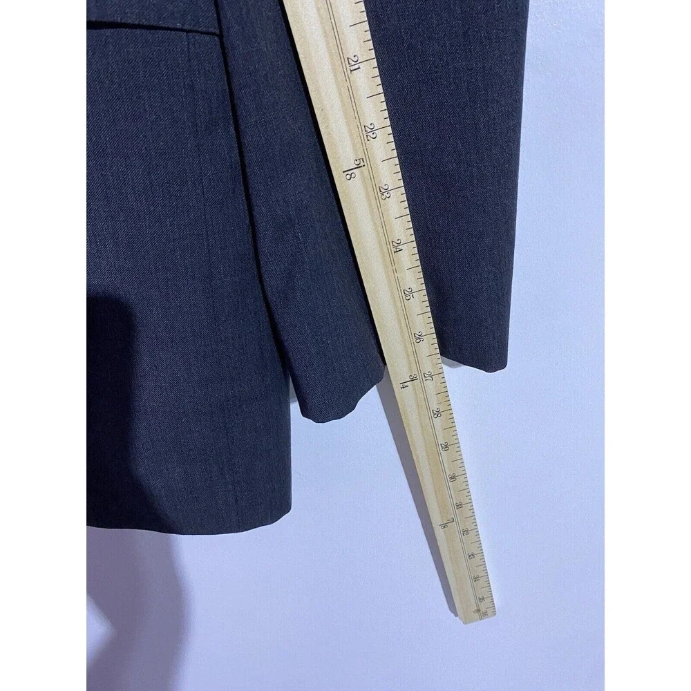 Lauren Ralph Lauren Blazer Mens 40L Gray Slim Black Label Wool Sport Coat Jacket